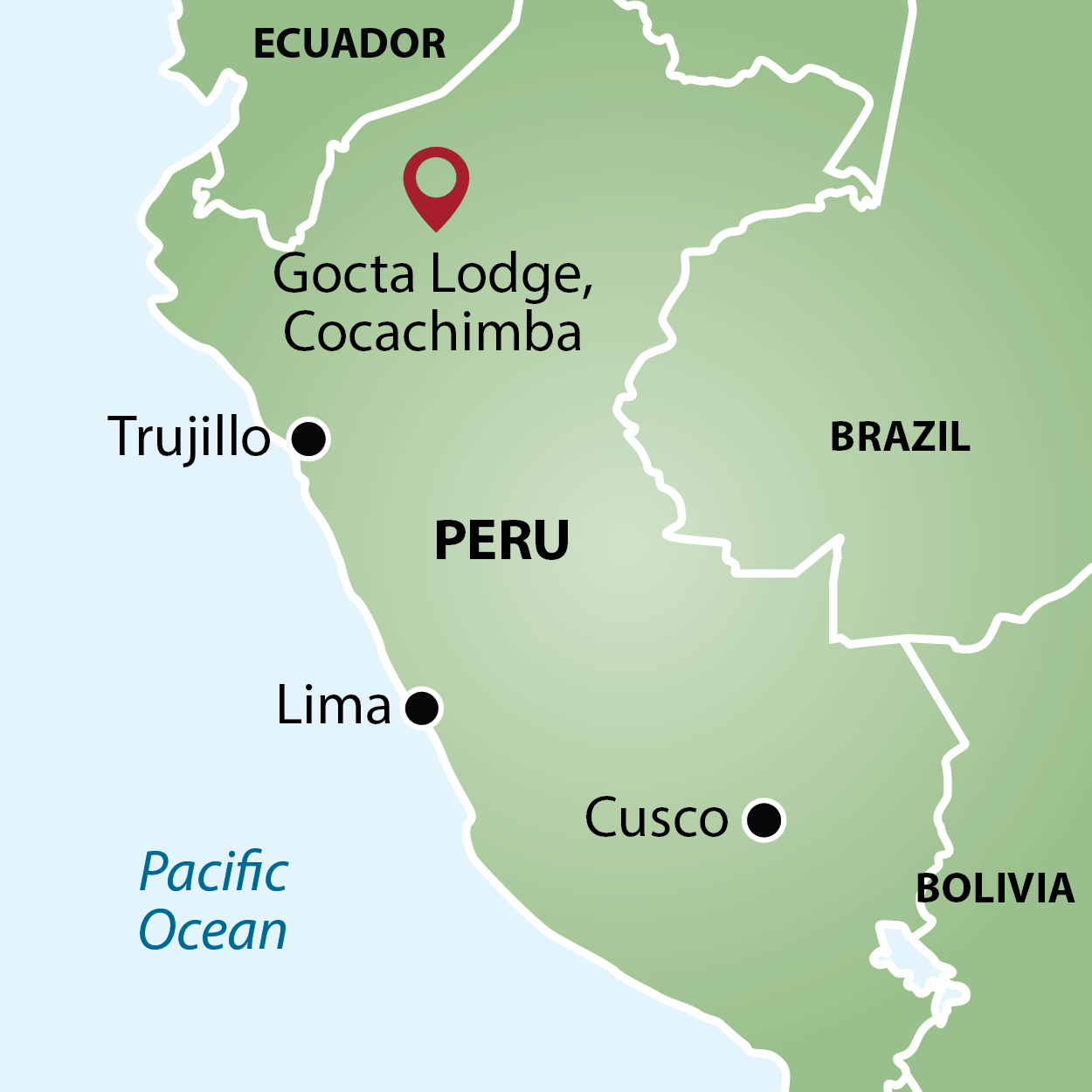 Gocta Lodge map