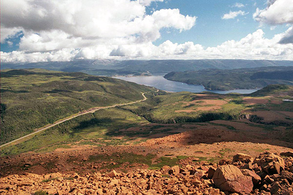 View from the Tablelands, Gros Morne National Park