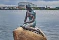 Little Mermaid statue, unveiled at Copenhagen's harbor as a part of the city's 1913 initiative to decorate parks and public areas with classical and historic figures.