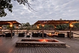 Mfuwe Lodge outdoor lounge