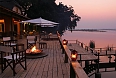 Royal Zambezi Lodge outdoor lounge
