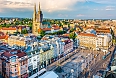 Zagreb aerial view