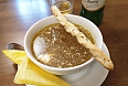 Česnečka (garlic soup)